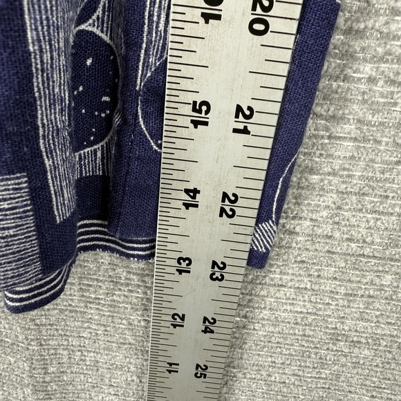 Joie Pants Womens 12 Multicolor Linen Rayon Wide Leg Crop Tropical Print Beach - Picture 6 of 12